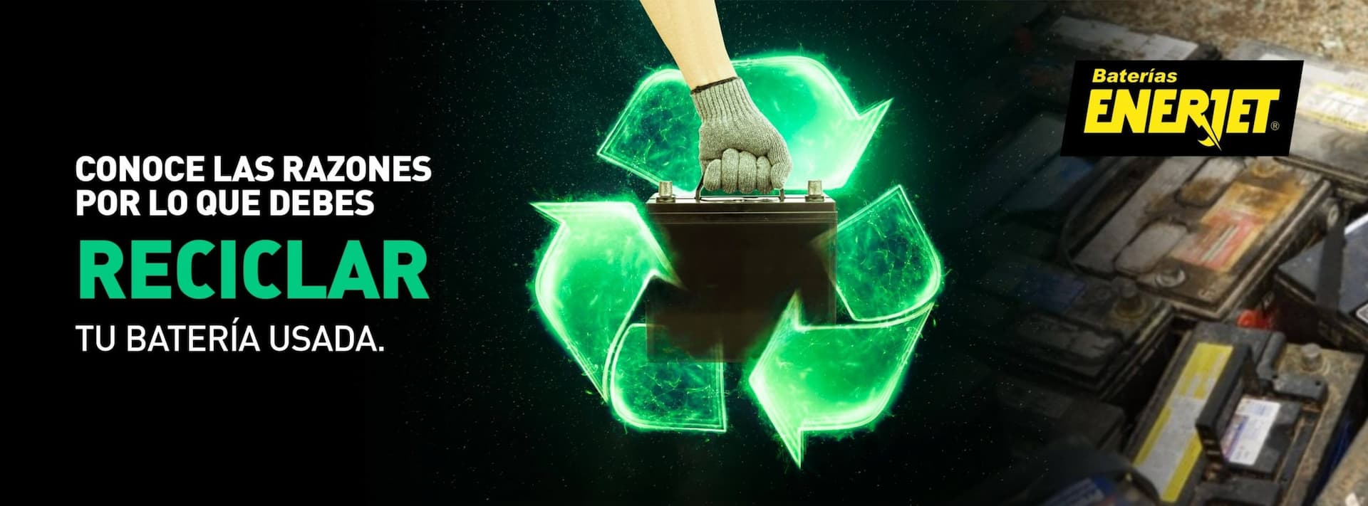 CONOCE LAS RAZONES POR LA QUE DEBERÍAS RECICLAR TU BATERÍA USADA